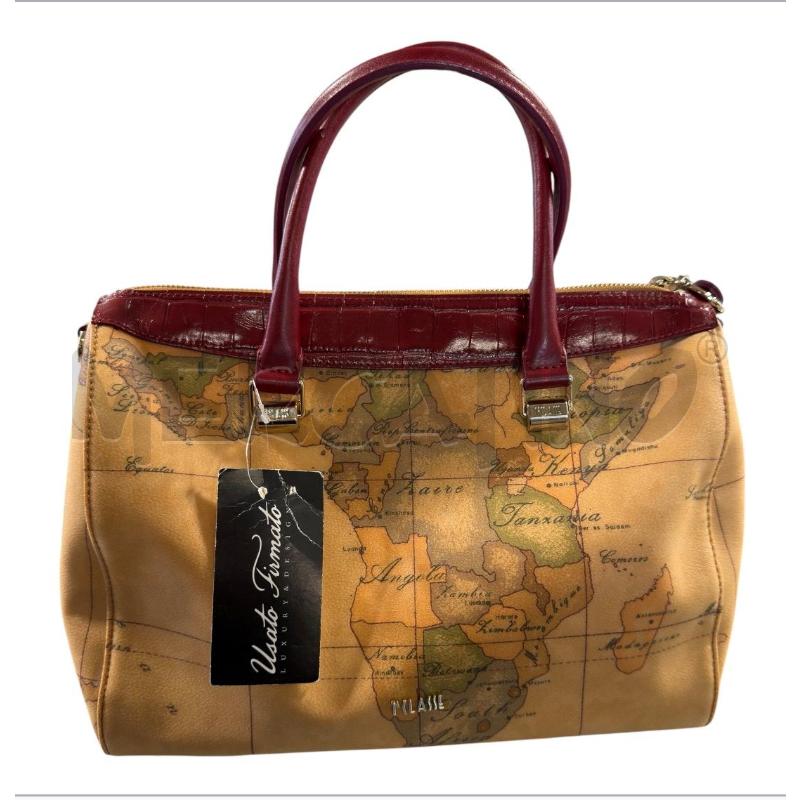 BORSA DONNA ALVIERO MARTINI PRIMA CLASSE BORDO ROSSO | Mercatino dell'Usato Carrara 1