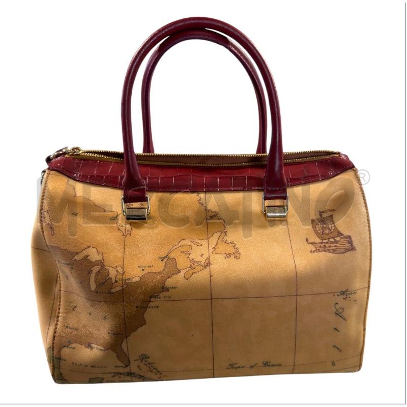 BORSA DONNA ALVIERO MARTINI PRIMA CLASSE BORDO ROSSO | Mercatino dell'Usato Carrara 2