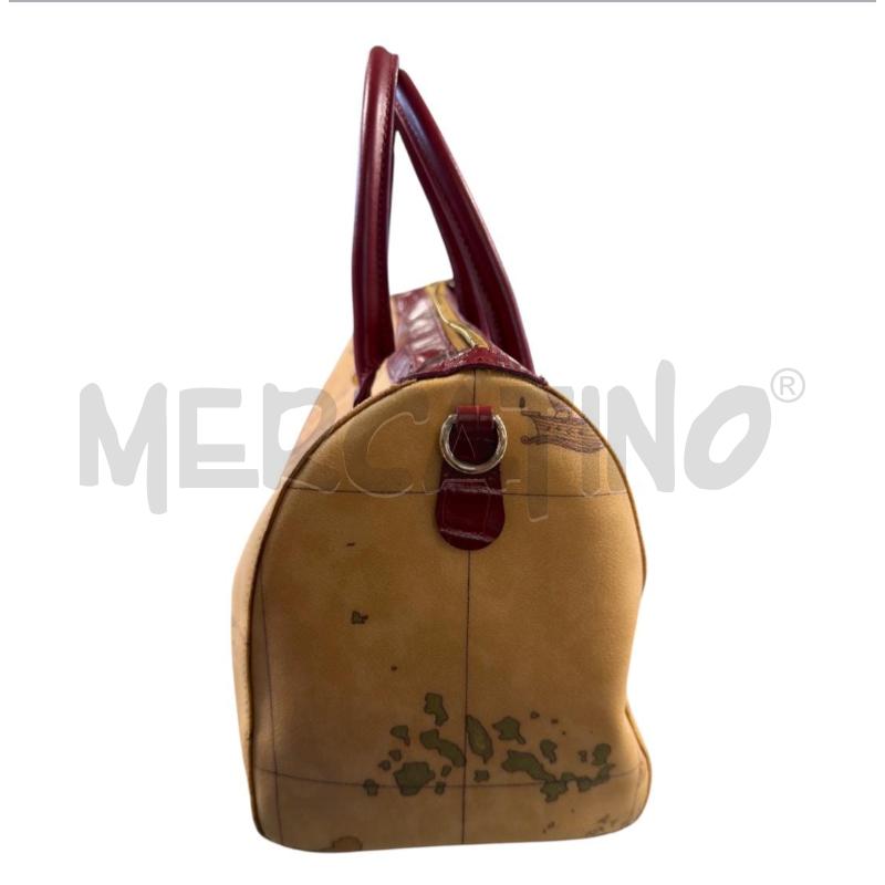BORSA DONNA ALVIERO MARTINI PRIMA CLASSE BORDO ROSSO | Mercatino dell'Usato Carrara 3