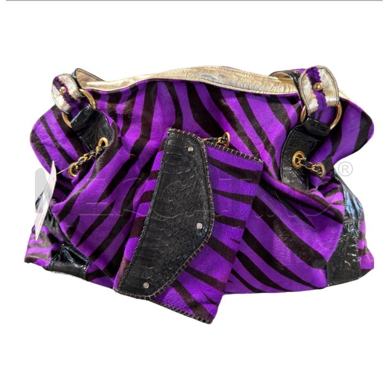 BORSA DONNA CAVALLINO LILLA + PORTAFOGLIO | Mercatino dell'Usato Carrara 1