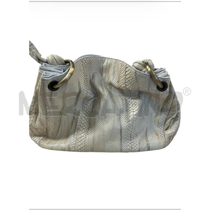 BORSA DONNA GHIBLI CREMA PITONE  | Mercatino dell'Usato Carrara 2