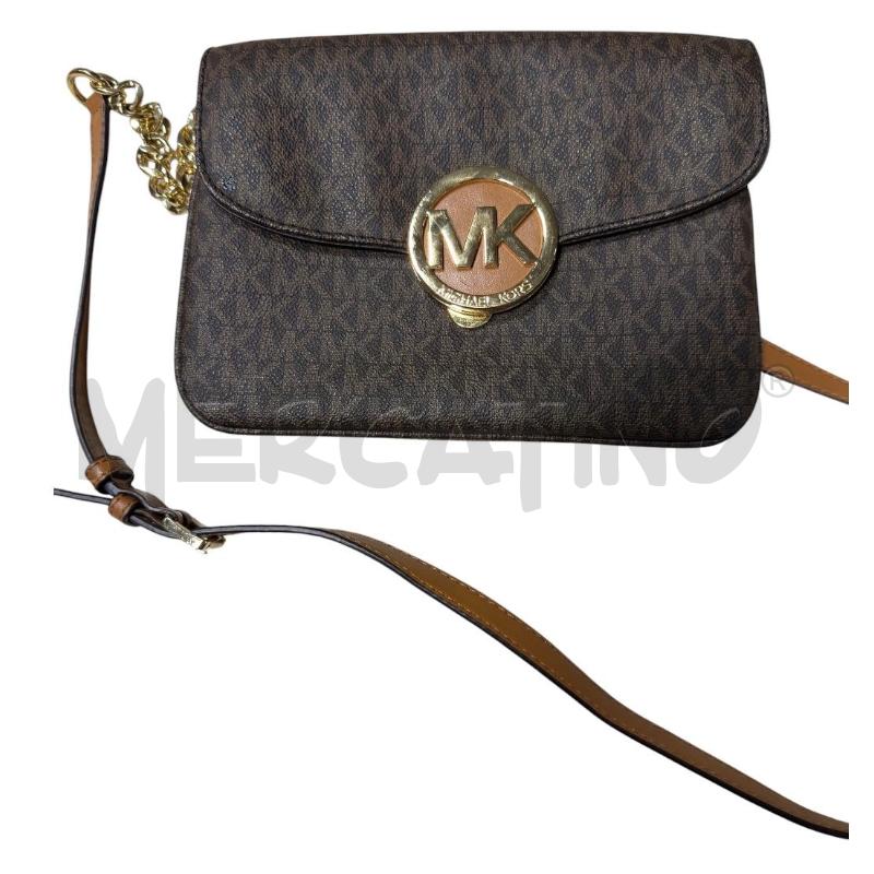 BORSA DONNA MK TRACOLLA MARRONE  | Mercatino dell'Usato Carrara 1