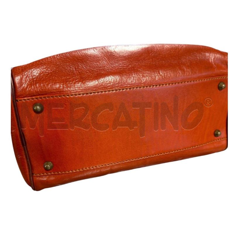 BORSA DONNA PELLE MARRONE CHIARO | Mercatino dell'Usato Carrara 3