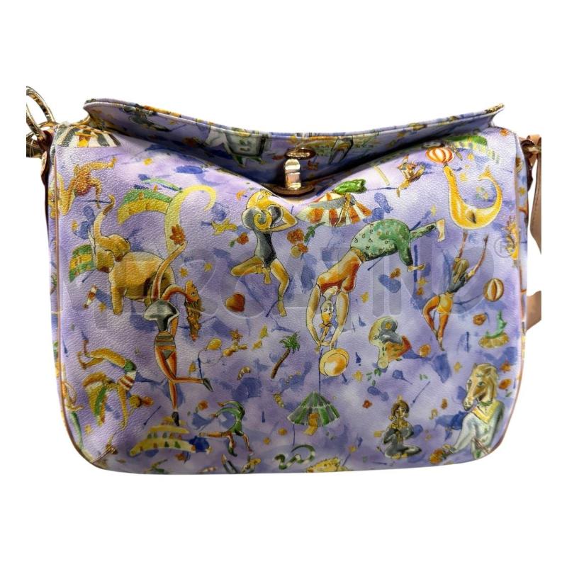 BORSA DONNA PIERO GUIDI LILLA TRACOLLA | Mercatino dell'Usato Carrara 3