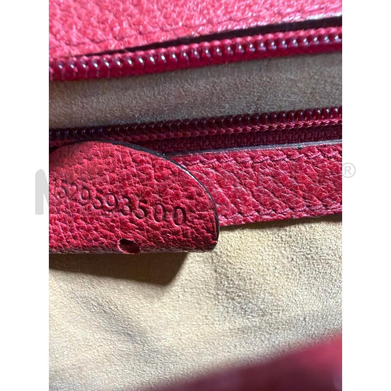 BORSA PELLE CARTELLA GUCCI ROSSA | Mercatino dell'Usato Carrara 4