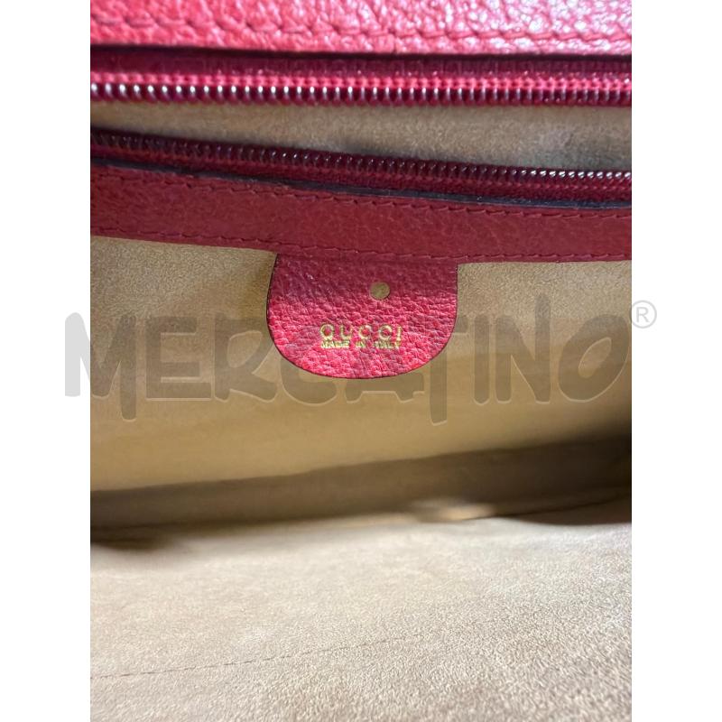 BORSA PELLE CARTELLA GUCCI ROSSA | Mercatino dell'Usato Carrara 5