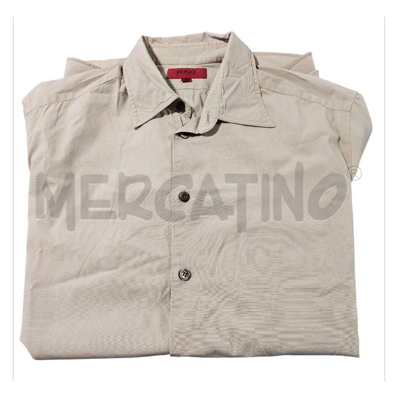 CAMICIA UOMO HUGO BOSS BEIGE MAN CORTA | Mercatino dell'Usato Carrara 1