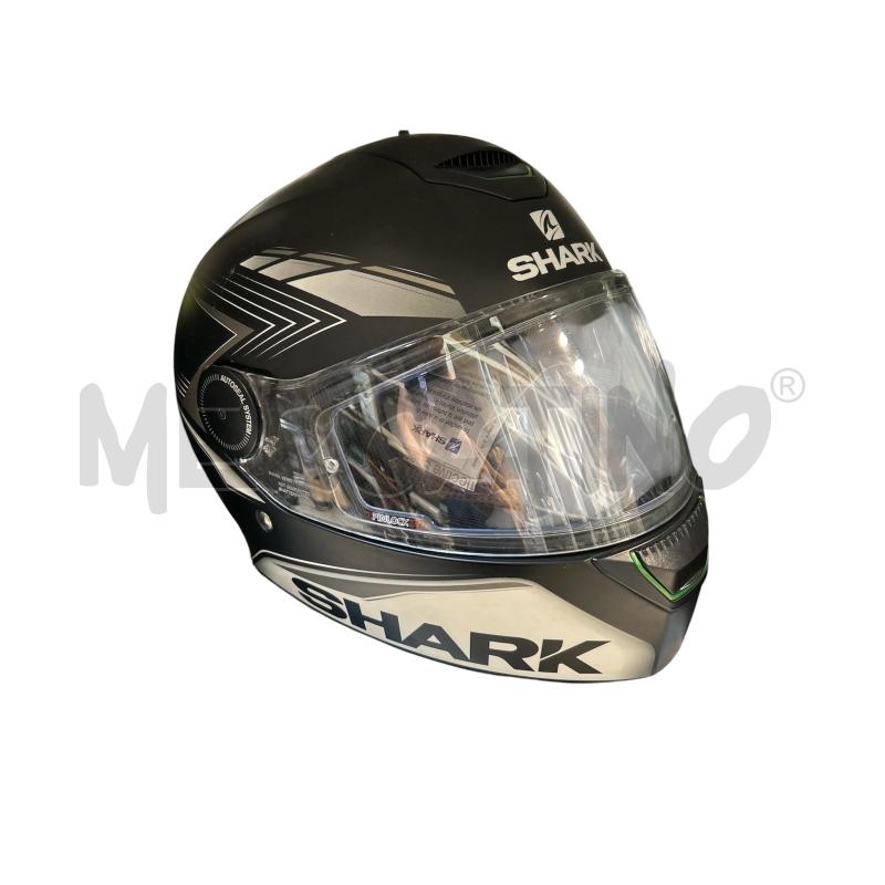 CASCO MOTO SHARK SKWAL MATADOR NERO TG M  | Mercatino dell'Usato Carrara 1