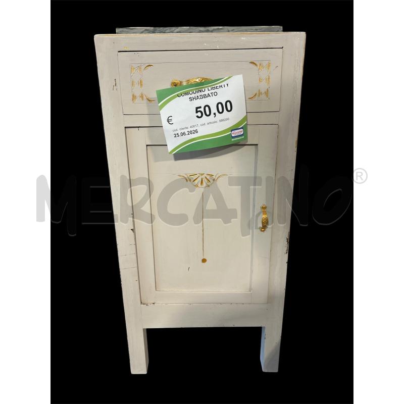 COMODINO LIBERTY SHABBATO | Mercatino dell'Usato Carrara 1