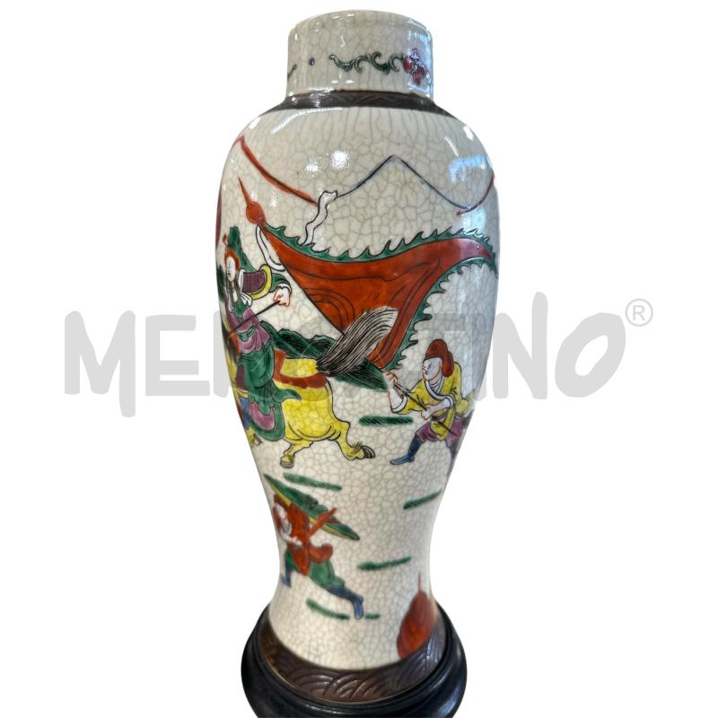 COPPIA VASI ORIENTALI CRACKLE | Mercatino dell'Usato Carrara 2