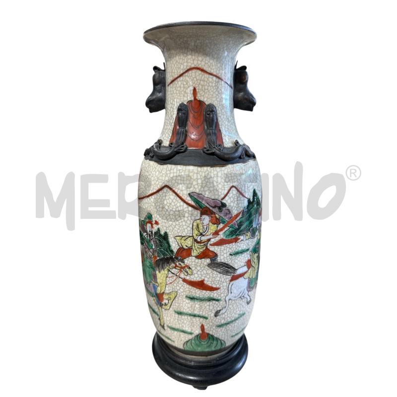 COPPIA VASI ORIENTALI CRACKLE | Mercatino dell'Usato Carrara 2