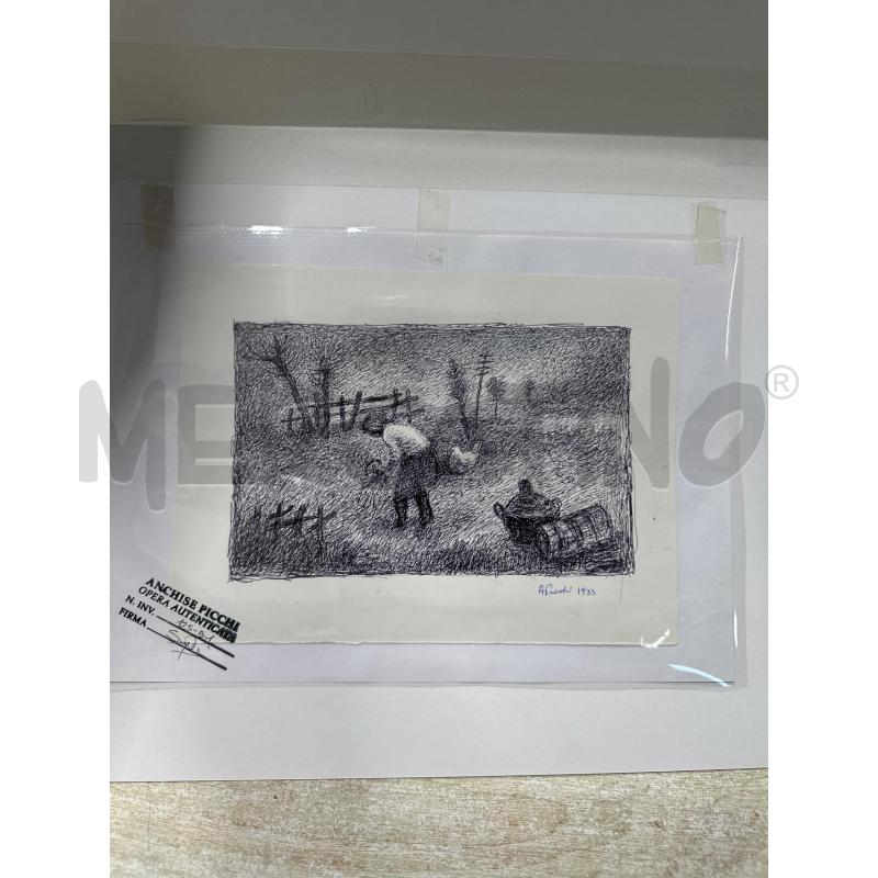 DISEGNO A PENNA ANCHISE PICCHI | Mercatino dell'Usato Carrara 2