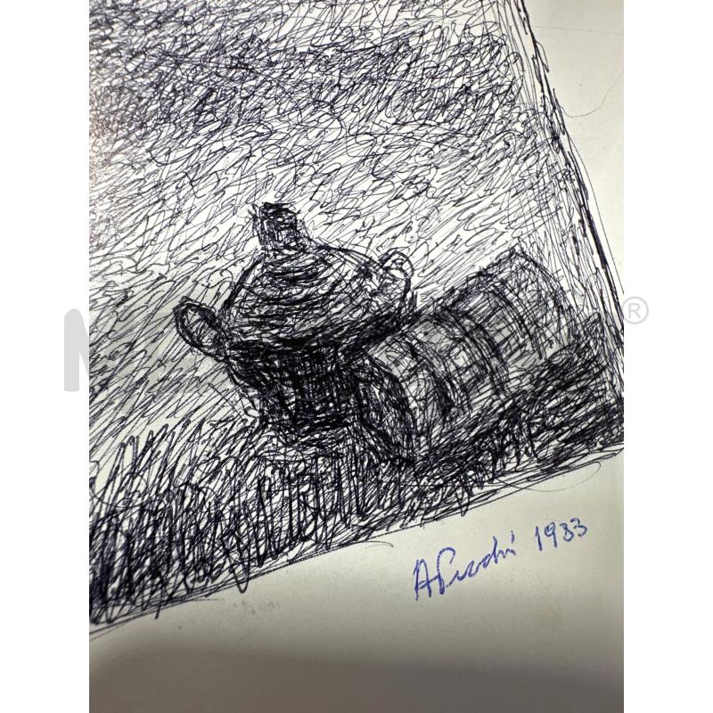 DISEGNO A PENNA ANCHISE PICCHI | Mercatino dell'Usato Carrara 4