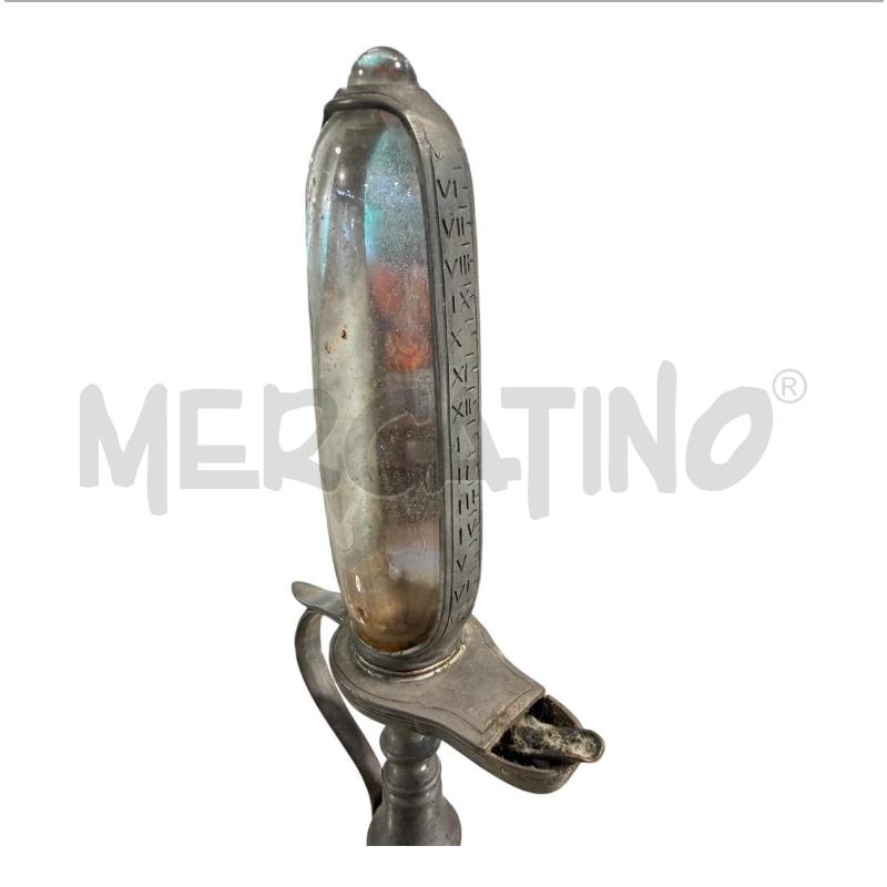 LAMPADA AD OLIO VECCHIA PELTRO | Mercatino dell'Usato Carrara 2