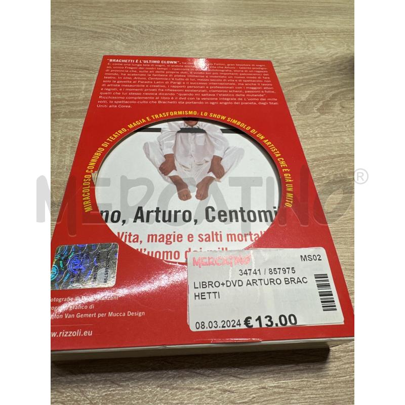 LIBRO+DVD ARTURO BRACHETTI | Mercatino dell'Usato Carrara 2