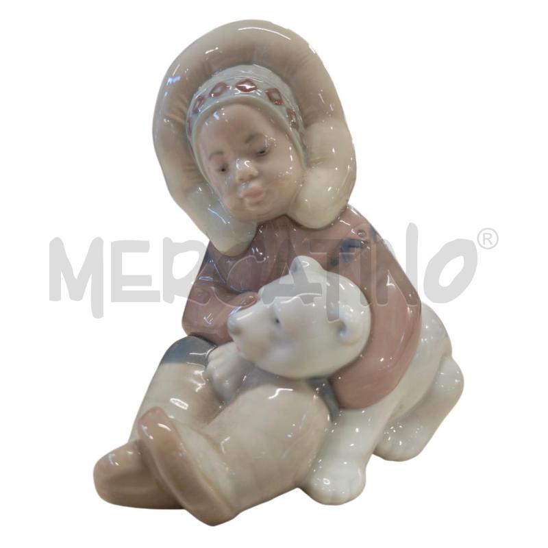 LLADRO' ESCHIM.SEDUTO 14 CM | Mercatino dell'Usato Carrara 1