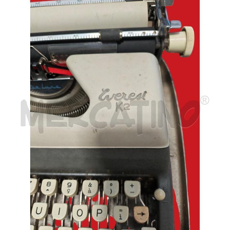 MACCHINA DA SCRIVERE EVEREST K2 | Mercatino dell'Usato Carrara 2