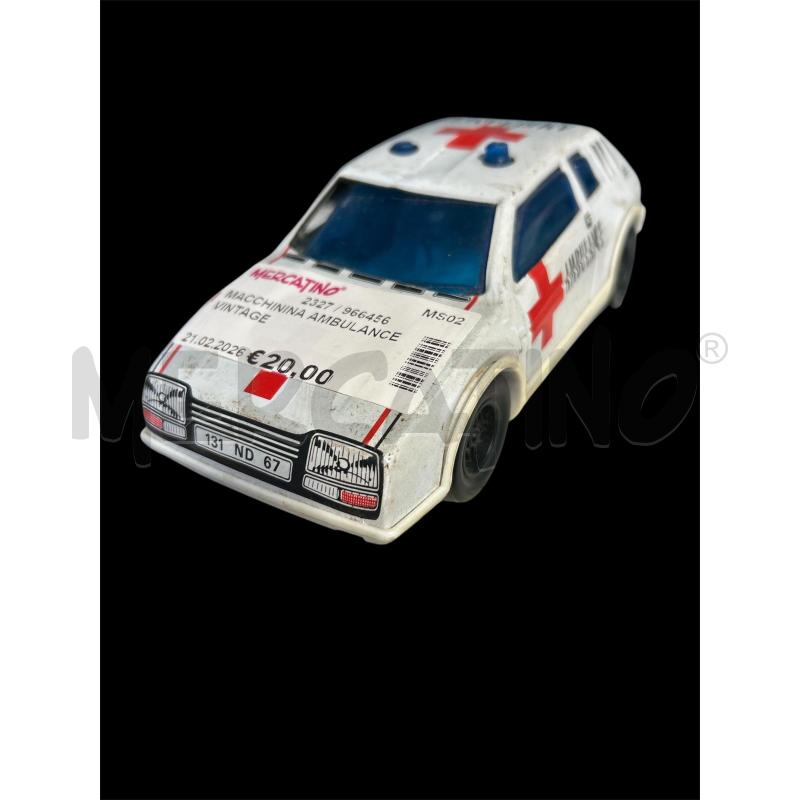 MACCHININA AMBULANCE VINTAGE | Mercatino dell'Usato Carrara 1