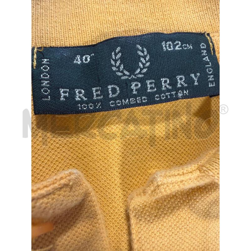 MAGLIA UOMO FRED PERRY GIALLA  | Mercatino dell'Usato Carrara 2