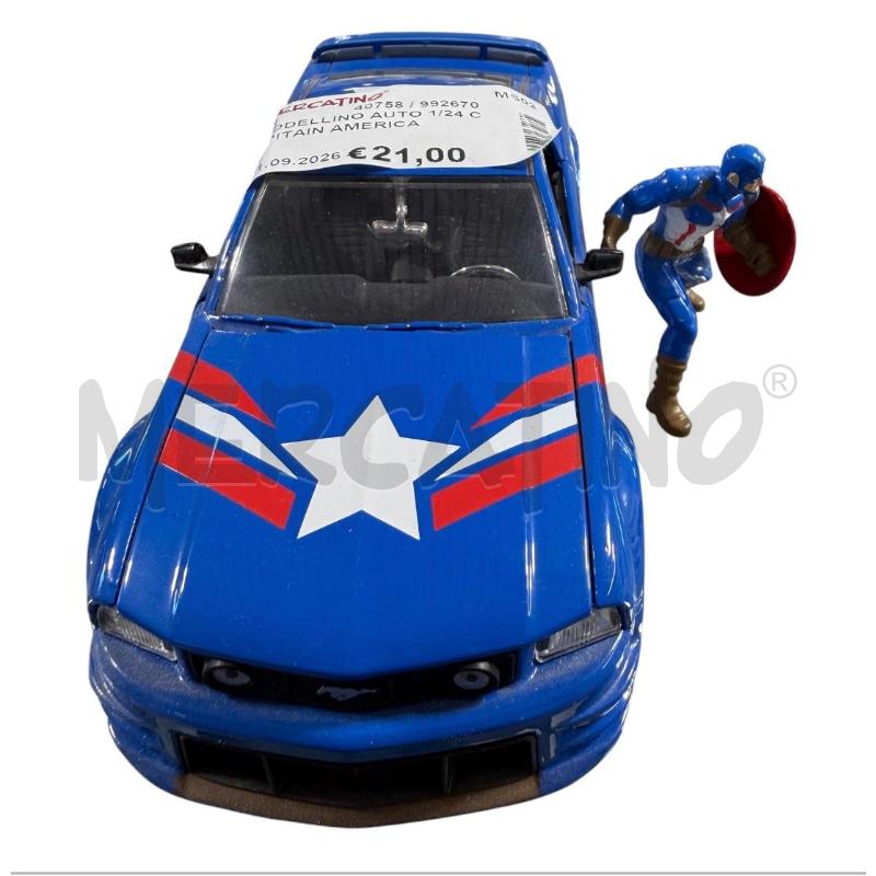 MODELLINO AUTO 1/24 CAPITAIN AMERICA | Mercatino dell'Usato Carrara 1