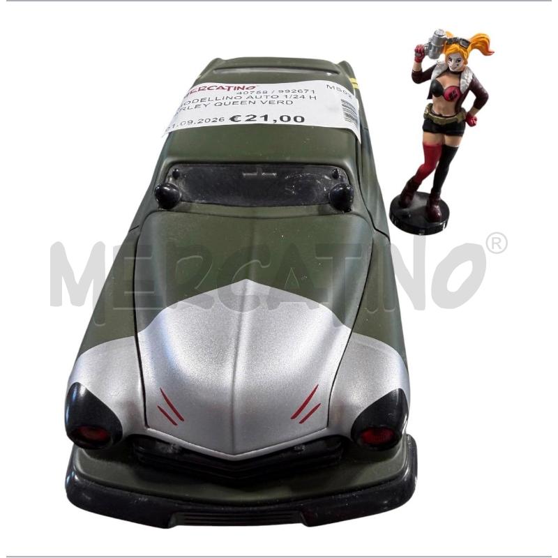 MODELLINO AUTO 1/24 HARLEY QUEEN VERDE | Mercatino dell'Usato Carrara 1