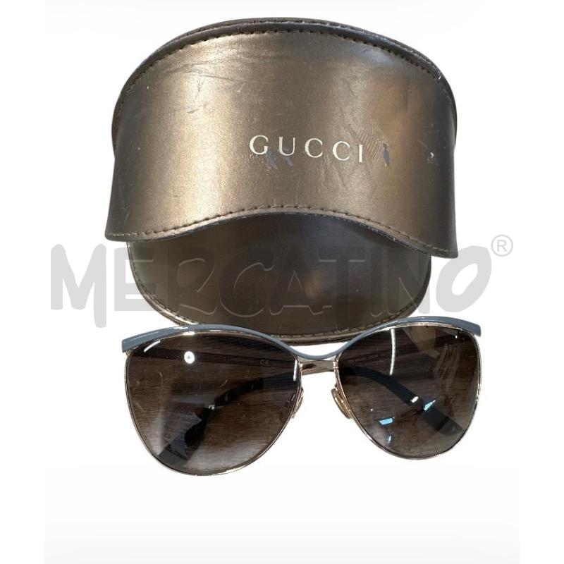 OCCHIALI DONNA GUCCI DA SOLE BARRETTA GRIGIA  | Mercatino dell'Usato Carrara 1