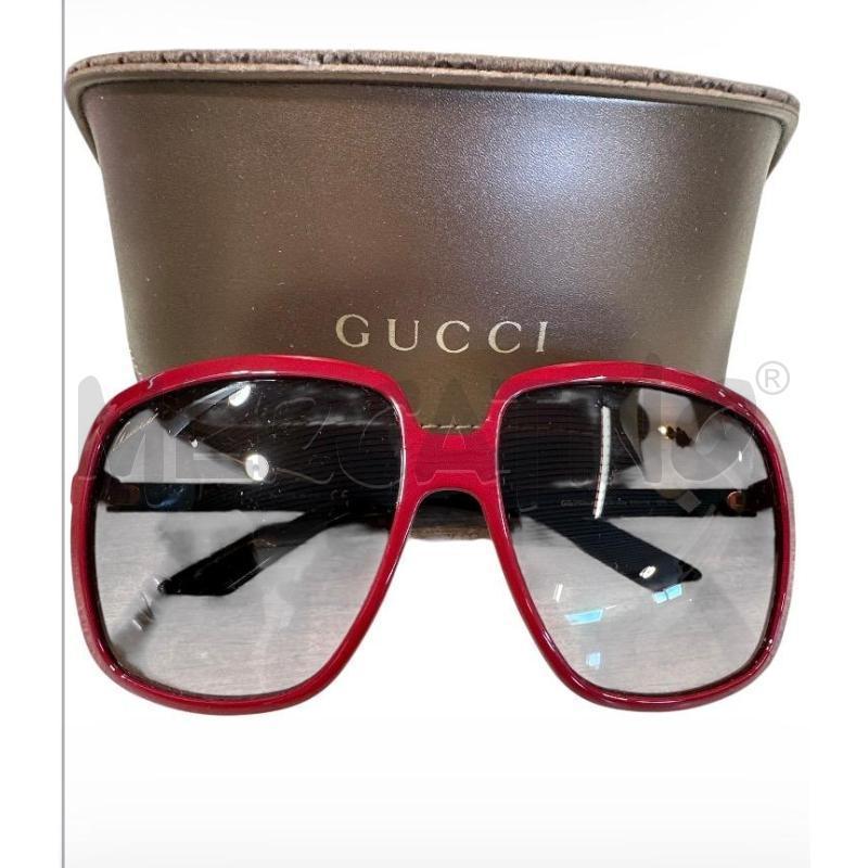 OCCHIALI DONNA GUCCI ROSSI DA SOLE | Mercatino dell'Usato Carrara 1