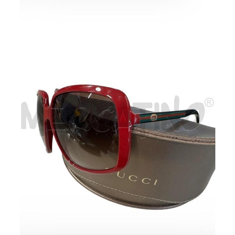 OCCHIALI DONNA GUCCI ROSSI DA SOLE | Mercatino dell'Usato Carrara 2