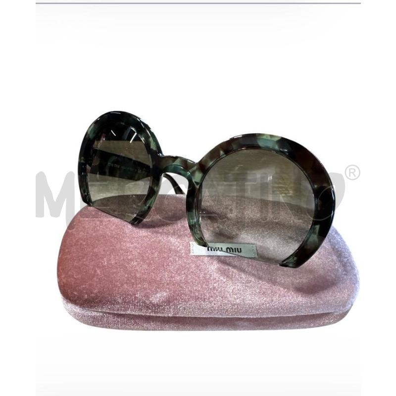 OCCHIALI DONNA MIU MIU VERDE MILITARE DA SOLE | Mercatino dell'Usato Carrara 2