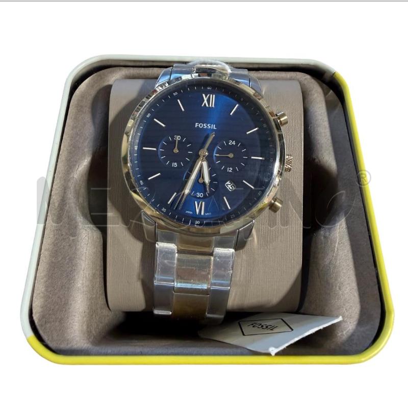 OROLOGIO DA POLSO FOSSIL QUADRANTE TONDO BLU | Mercatino dell'Usato Carrara 1