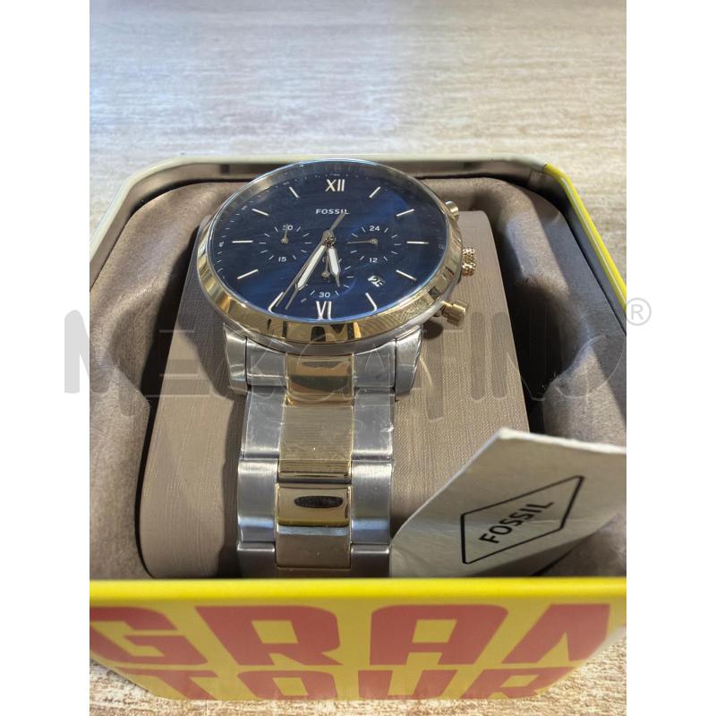 OROLOGIO DA POLSO FOSSIL QUADRANTE TONDO BLU | Mercatino dell'Usato Carrara 2