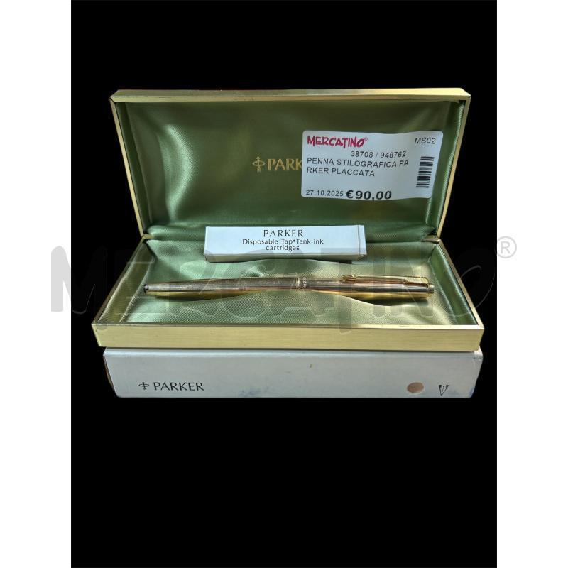 PENNA STILOGRAFICA PARKER PLACCATA | Mercatino dell'Usato Carrara 1