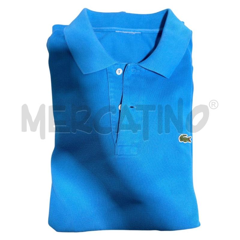 POLO UOMO BLU ELETTRICO LACOSTE | Mercatino dell'Usato Carrara 1