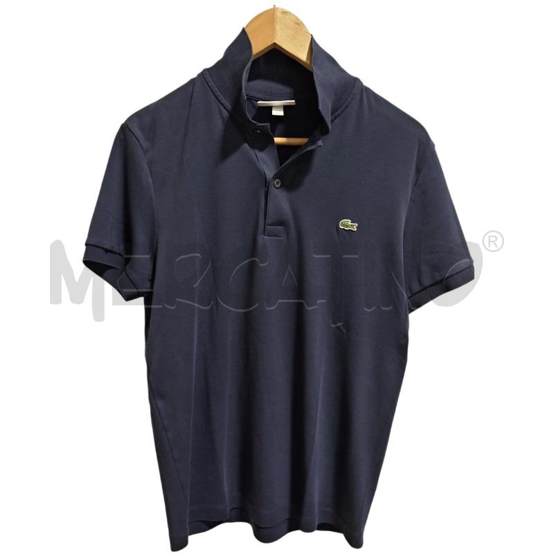 POLO UOMO LACOSTE BLU  | Mercatino dell'Usato Carrara 1