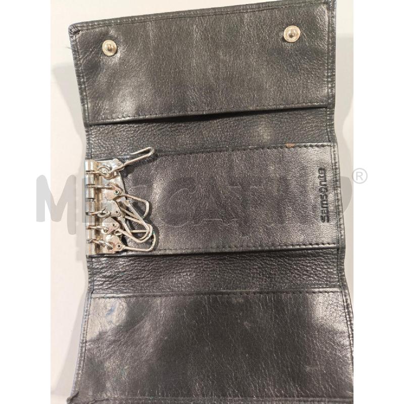 PORTA CHIAVI SAMSONITE NERO PELLE | Mercatino dell'Usato Carrara 2