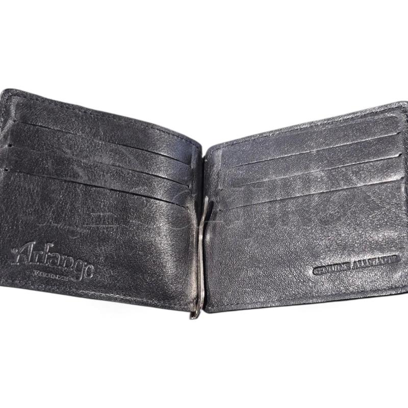 PORTA FOGLIO PELLE ARGANGO NERO | Mercatino dell'Usato Carrara 2