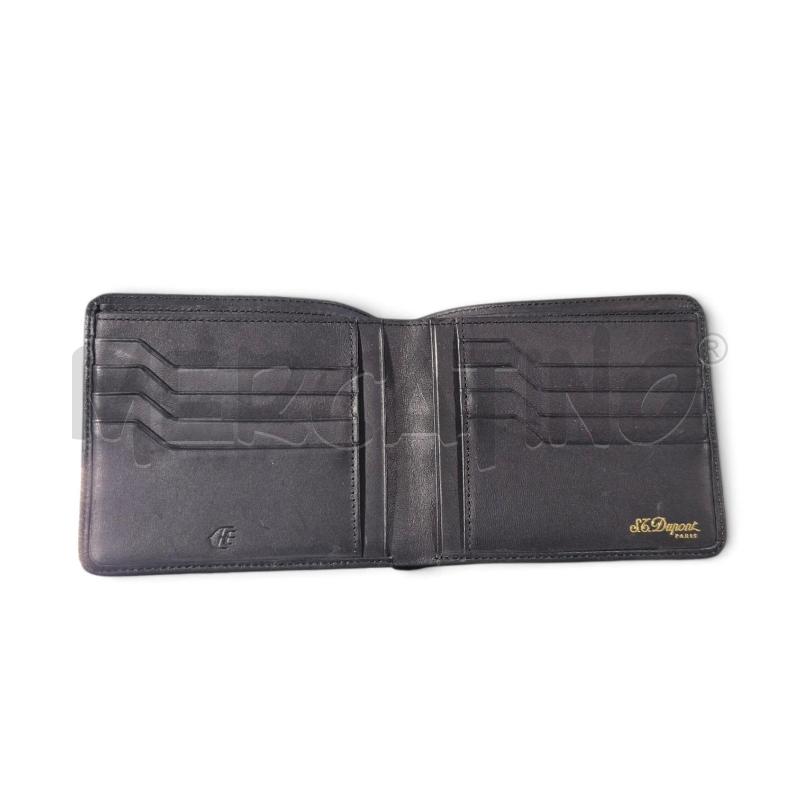 PORTA FOGLIO PELLE ST DUPONT NERO | Mercatino dell'Usato Carrara 2