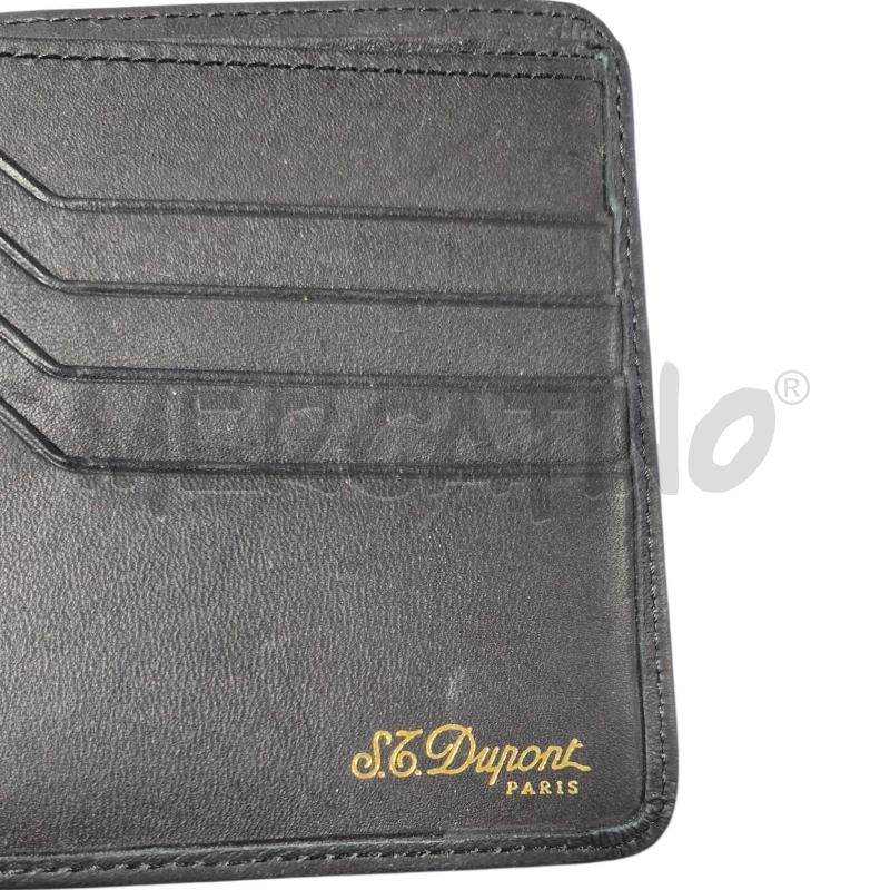 PORTA FOGLIO PELLE ST DUPONT NERO | Mercatino dell'Usato Carrara 3