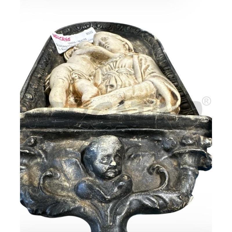 QUADRETTO MADONNA CON IL BAMBINO  | Mercatino dell'Usato Carrara 3