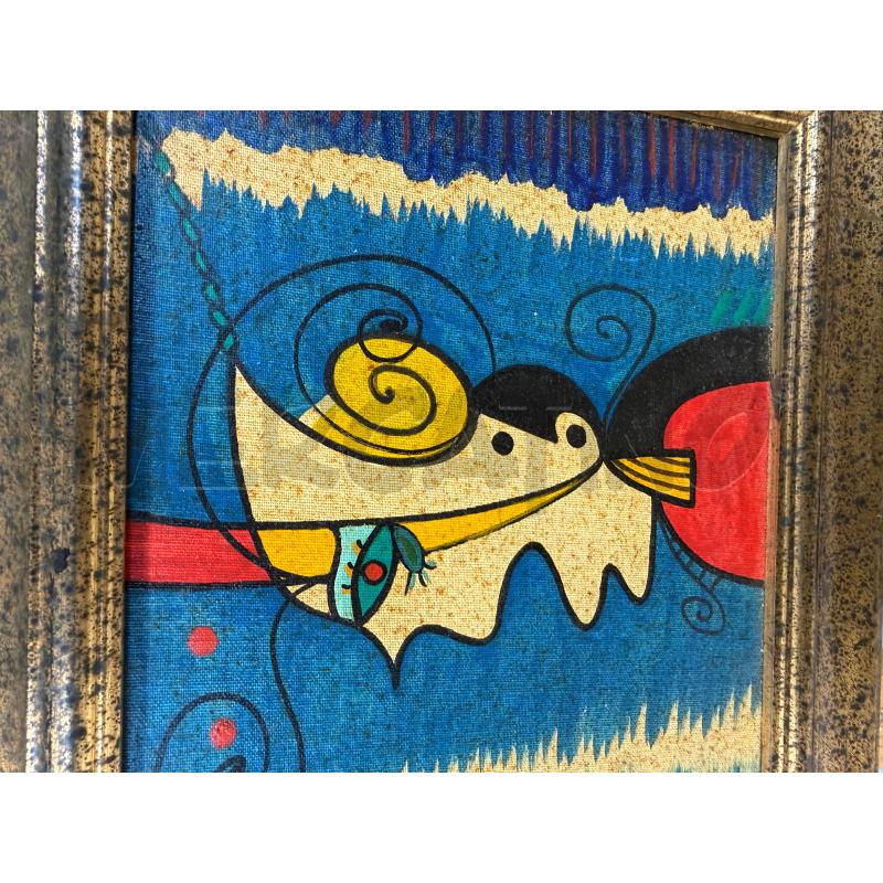 QUADRO ASTRATTO TRE OCCHI | Mercatino dell'Usato Carrara 2