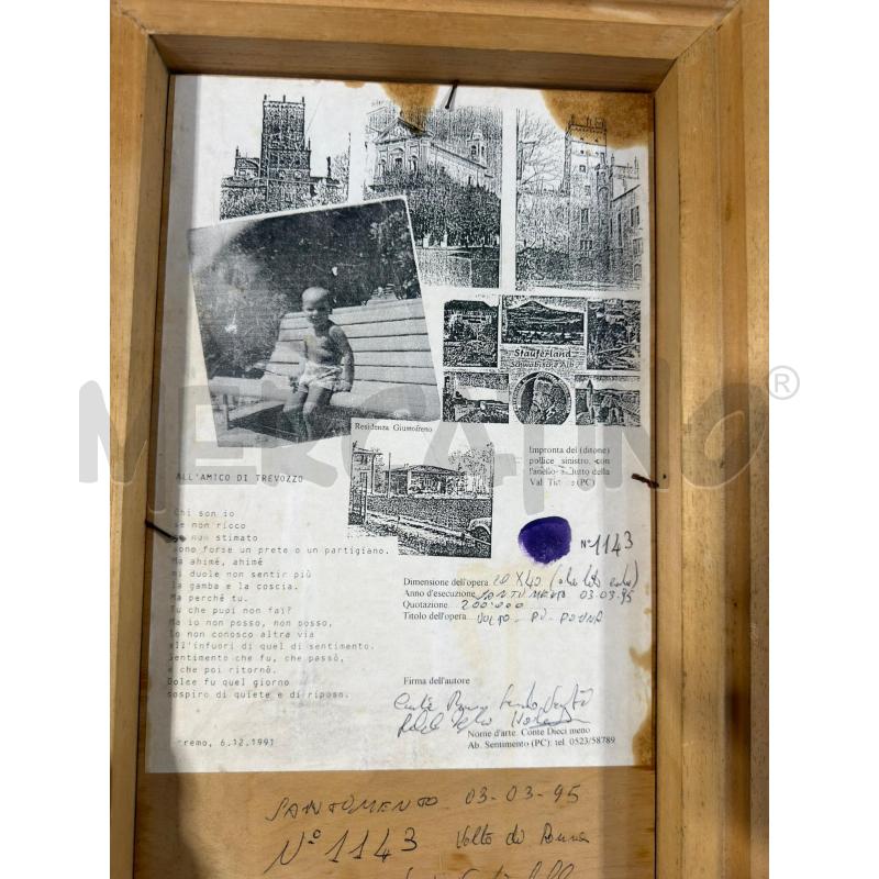 QUADRO ASTRATTO TRE OCCHI | Mercatino dell'Usato Carrara 3
