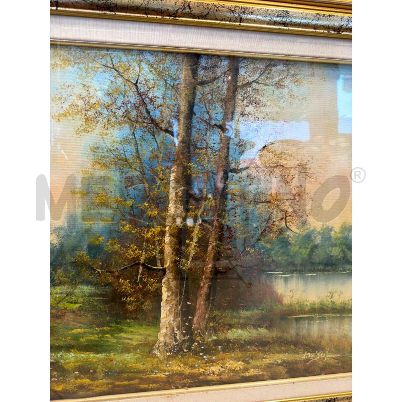 QUADRO BOSCO 120X60 | Mercatino dell'Usato Carrara 3
