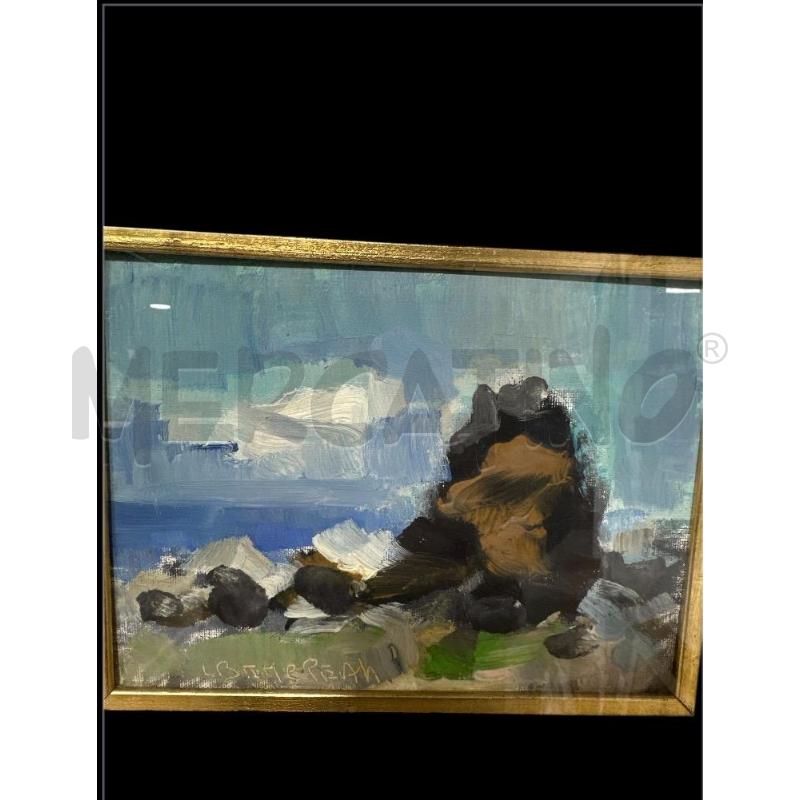 QUADRO FIRMATO SCOGLIERA 20X15 | Mercatino dell'Usato Carrara 2