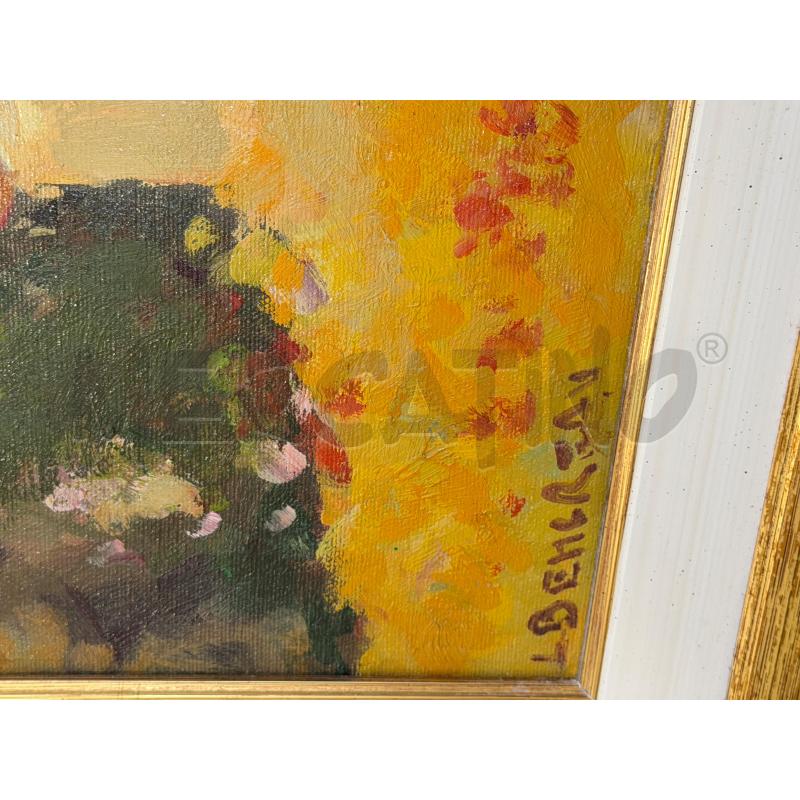 QUADRO FIRMATO VEDUTA CAMPAGNA 2 CASE  | Mercatino dell'Usato Carrara 3