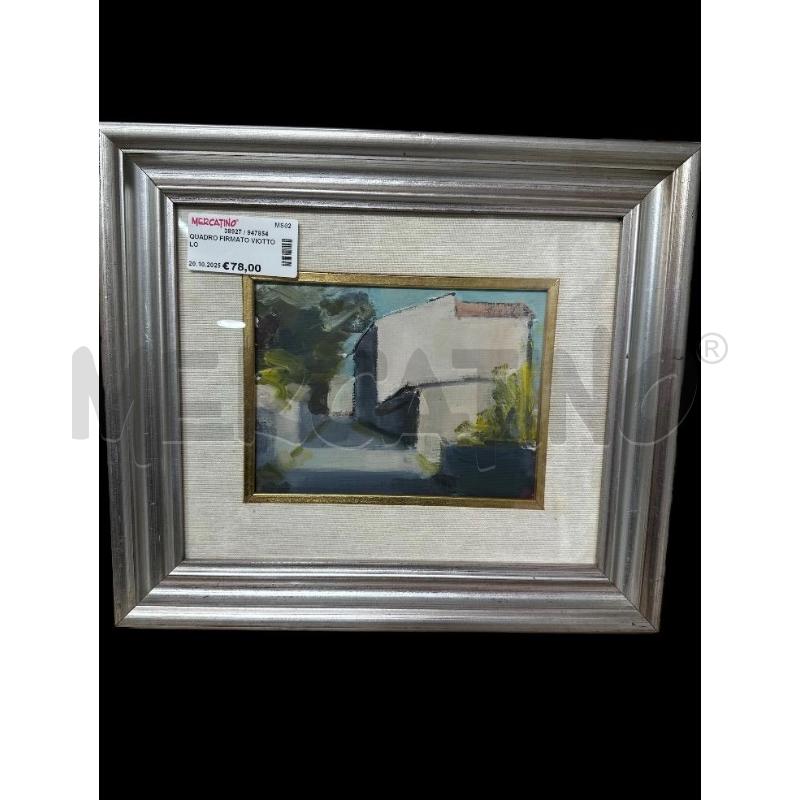 QUADRO FIRMATO VIOTTOLO | Mercatino dell'Usato Carrara 1