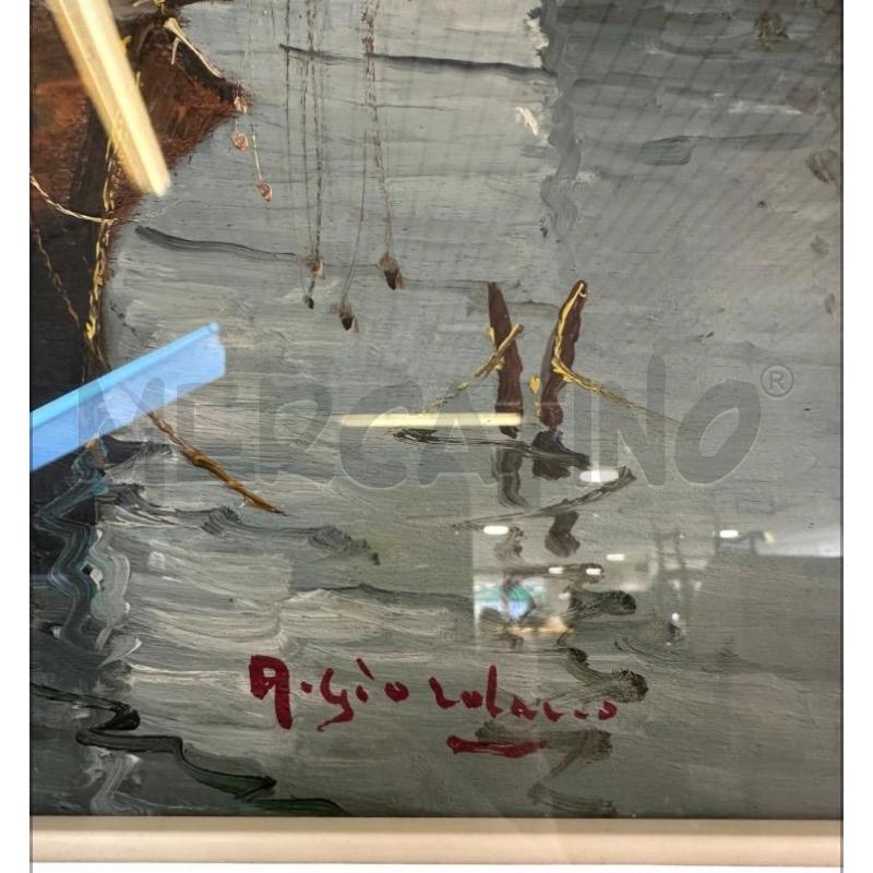 QUADRO IMBARCAZIONE AL MOLO | Mercatino dell'Usato Carrara 2