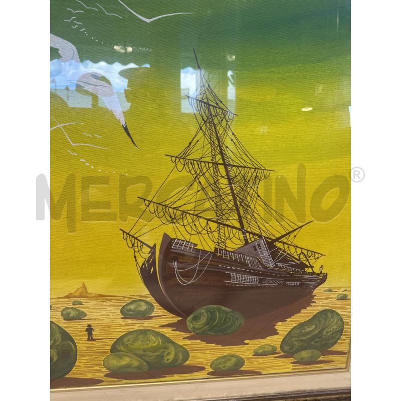 QUADRO IM,BARCAZIONE 70X90 | Mercatino dell'Usato Carrara 3