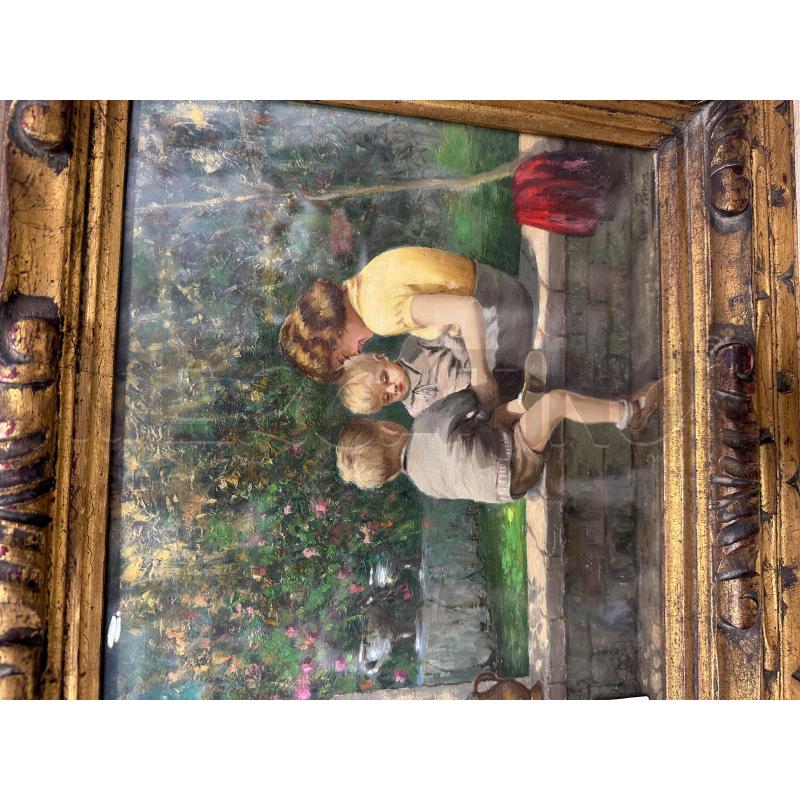 QUADRO MAMMA CON BIMBI | Mercatino dell'Usato Carrara 1