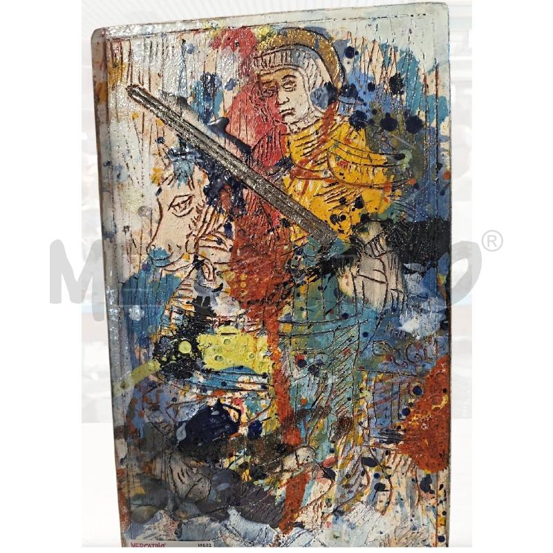 QUADRO RAFF.CARTA GIOCO IN TERRACOTTA | Mercatino dell'Usato Carrara 2