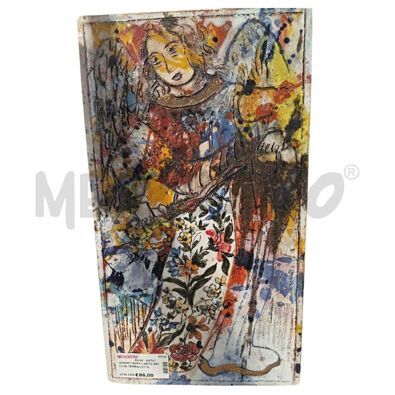 QUADRO RAFF.CARTA GIOCO IN TERRACOTTA | Mercatino dell'Usato Carrara 3